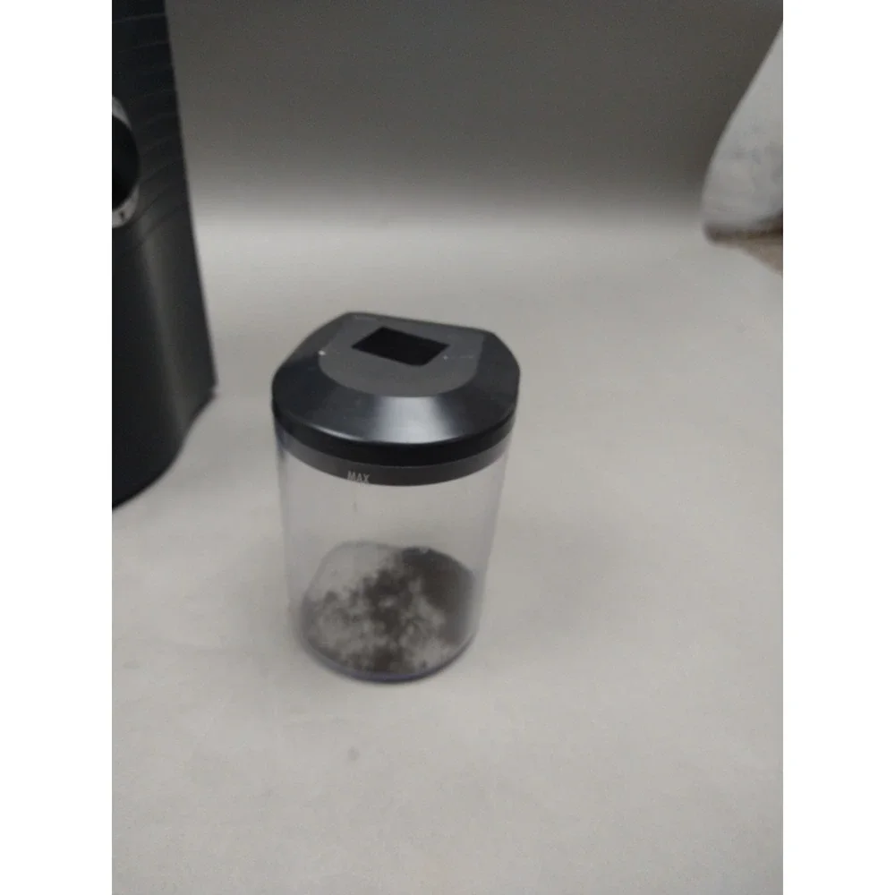 ESPRESSIONE PROFESSIONE CONICAL BURR COFFEE GRINDER BLACK/SiILVER MEC-5198 WORKS